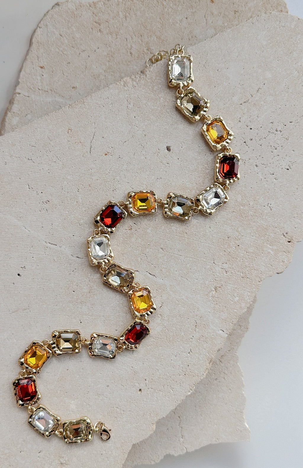 White Fox Marlena Necklace Golden