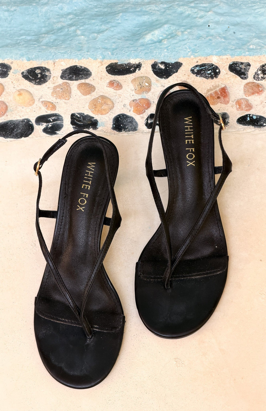 White Fox Zarah Heels Black