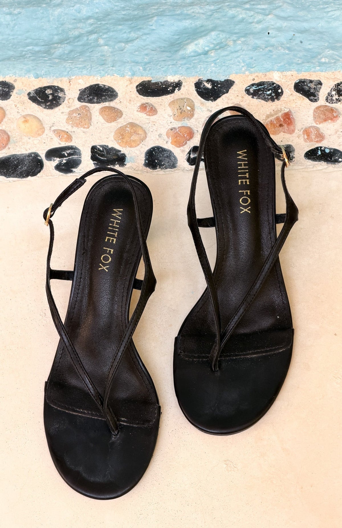 White Fox Zarah Heels Black