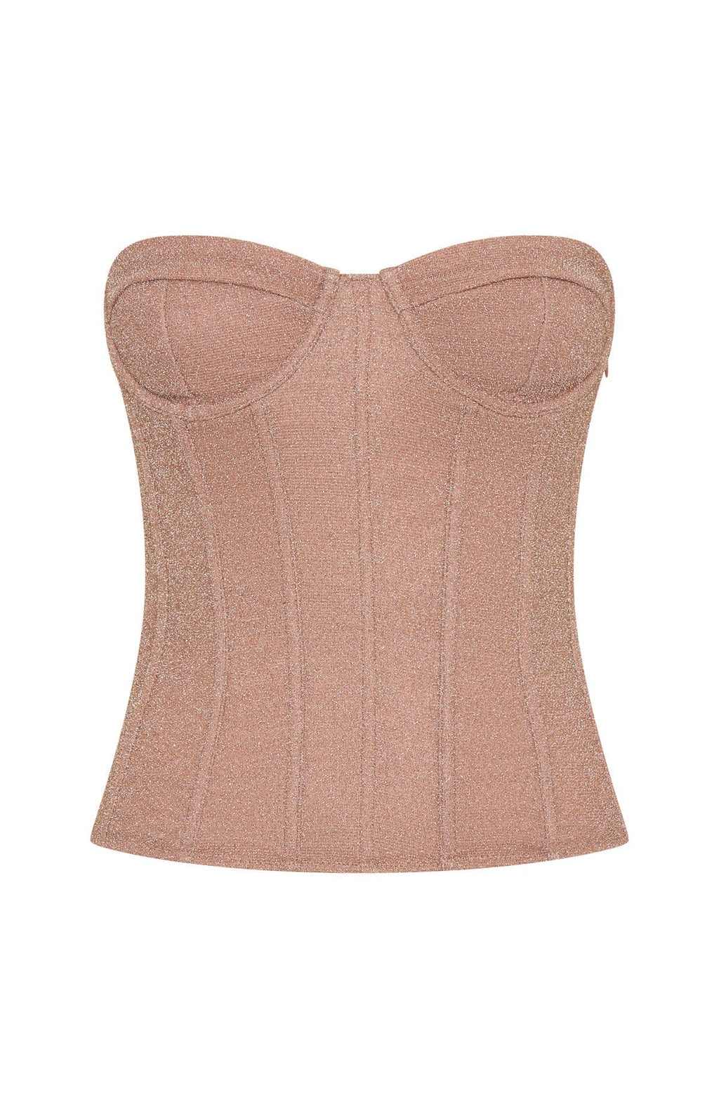 White Fox Cosmopolitan Strapless Bustier Champagne