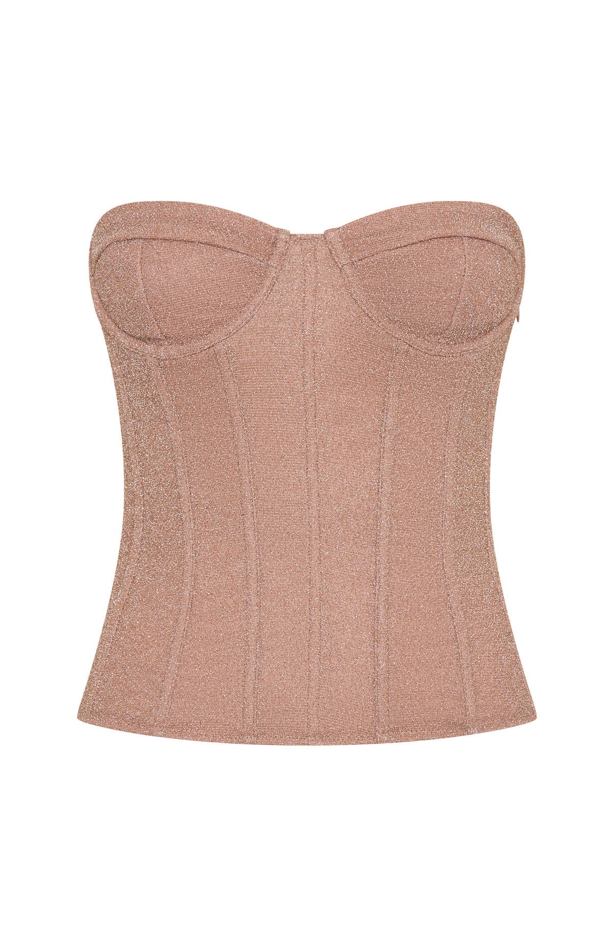 White Fox Cosmopolitan Strapless Bustier Champagne