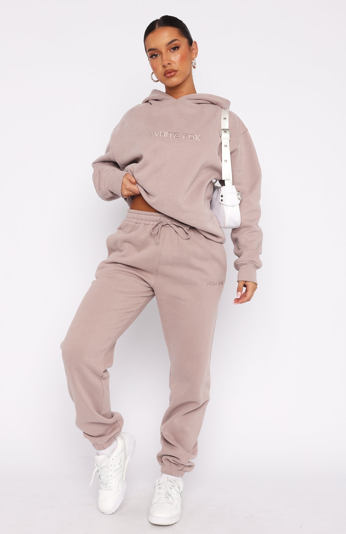 White Fox Stay Lifted Sweatpants Cinnamon