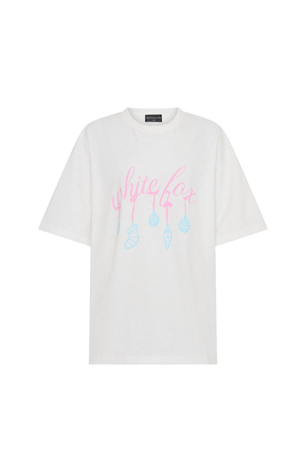 White Fox Silly Season Pyjama Oversized Tee White
