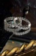 White Fox Mazie Ring Set Silver