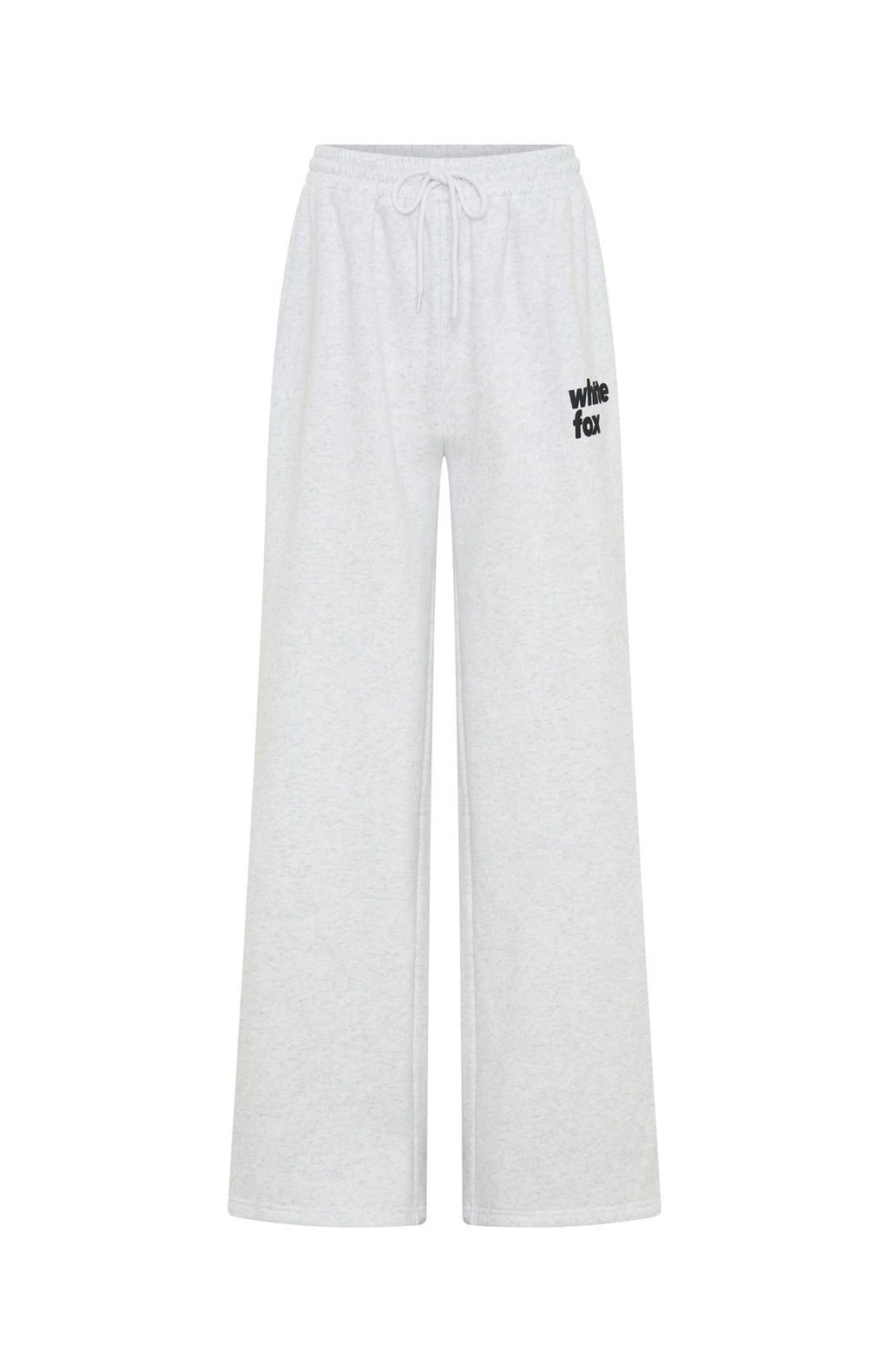 White Fox From The Archives Charli Wide Leg Sweatpants Grey Marle