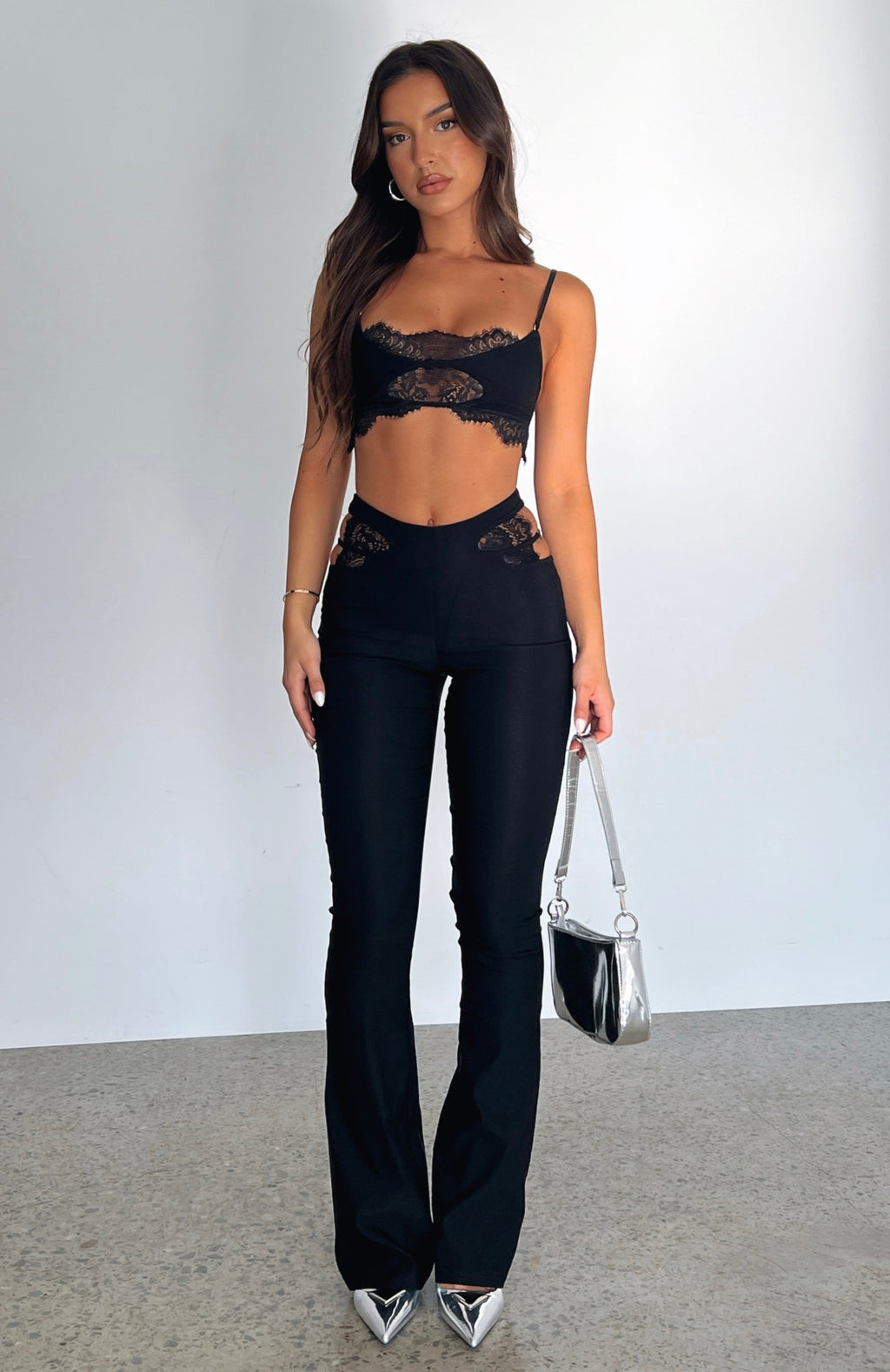 White Fox If I Were You Pants Black