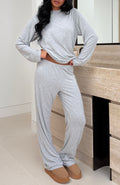 White Fox Slow Life Pyjama Pants Grey Marle
