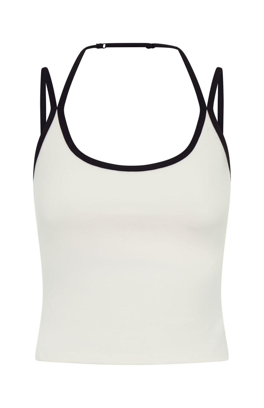 White Fox Power Boost Active Tank Cream/Black