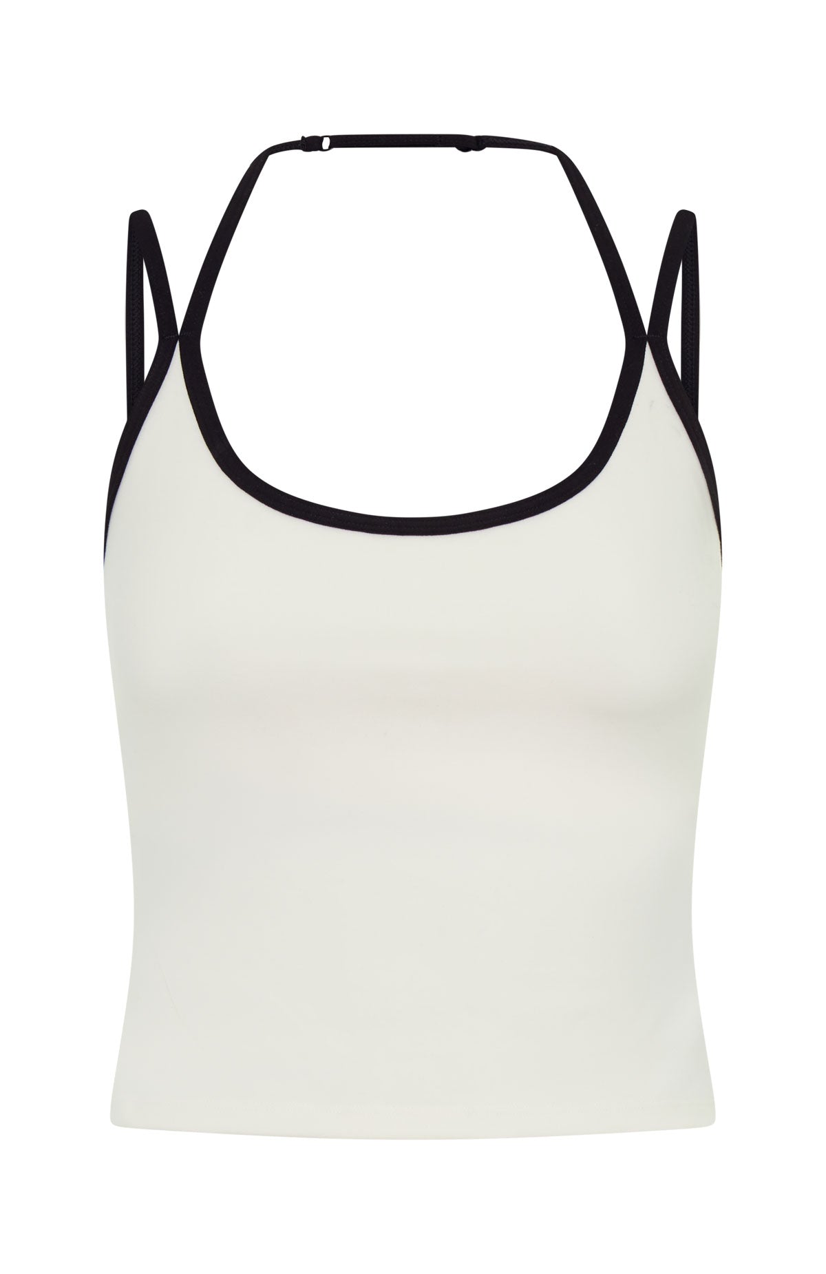 White Fox Power Boost Active Tank Cream/Black