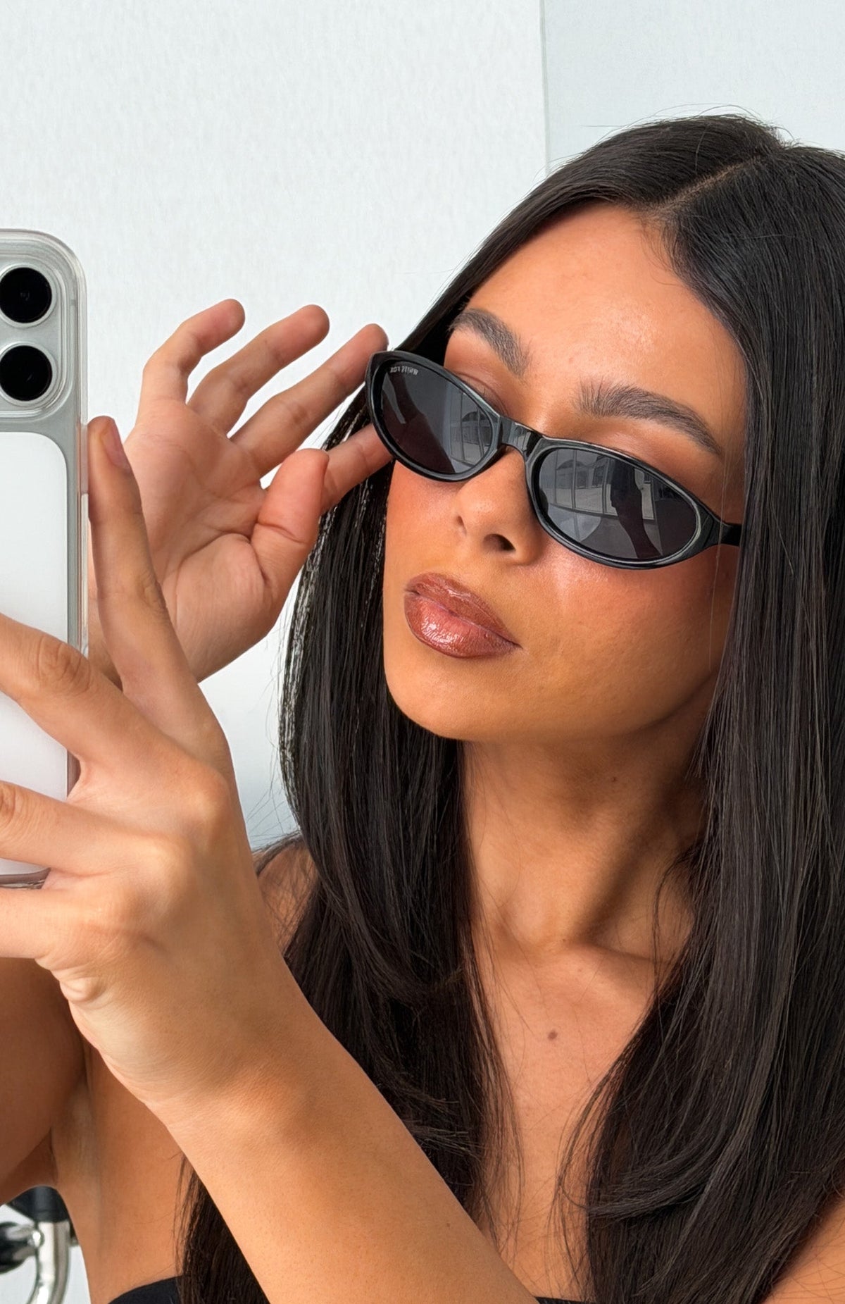 White Fox Mylah Sunglasses Black