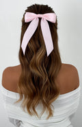 White Fox Sweet Serenity Bow Hair Clip Pink