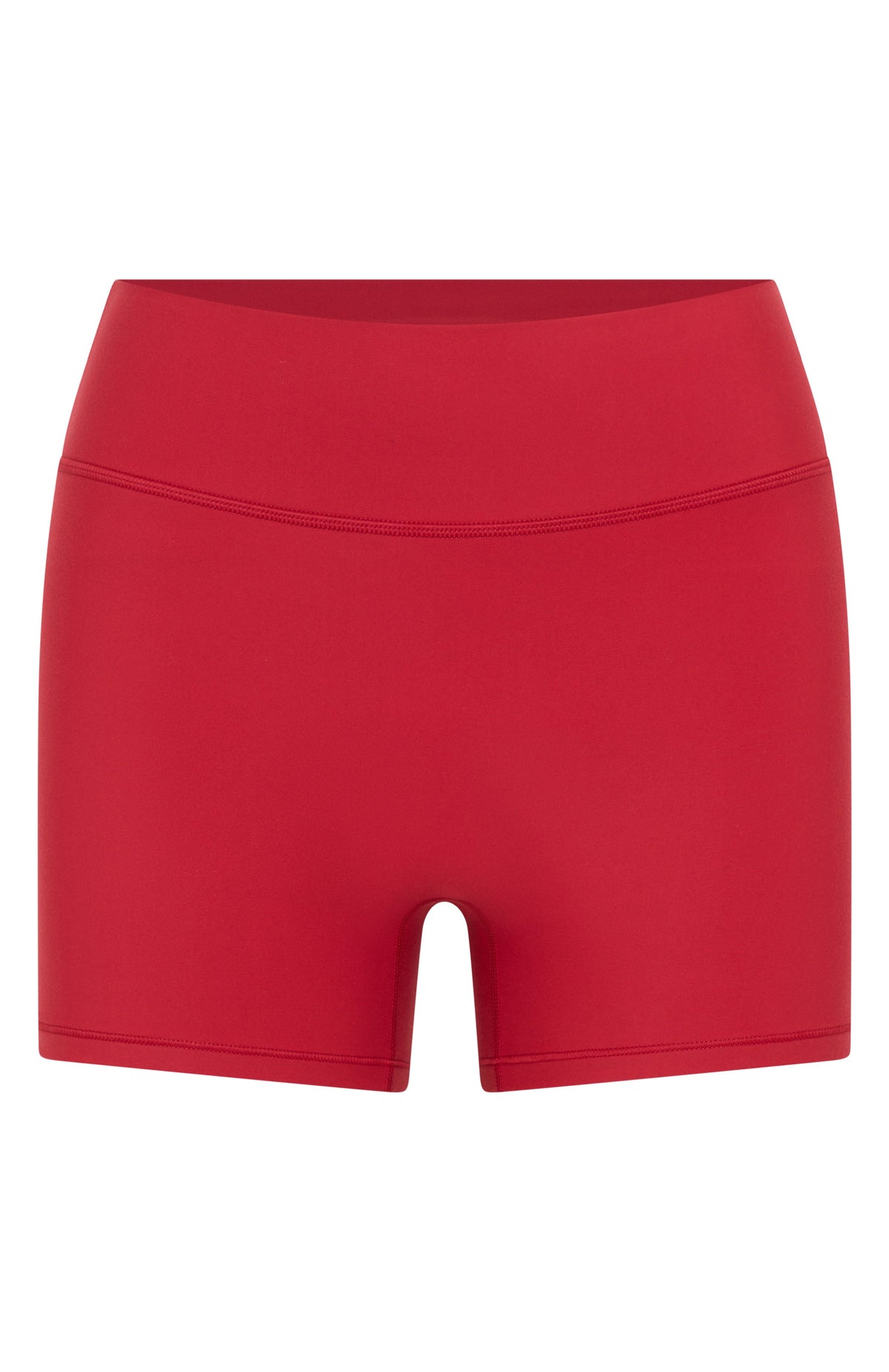 White Fox Shift Mid Rise Shorts 3.5" Cherry Red