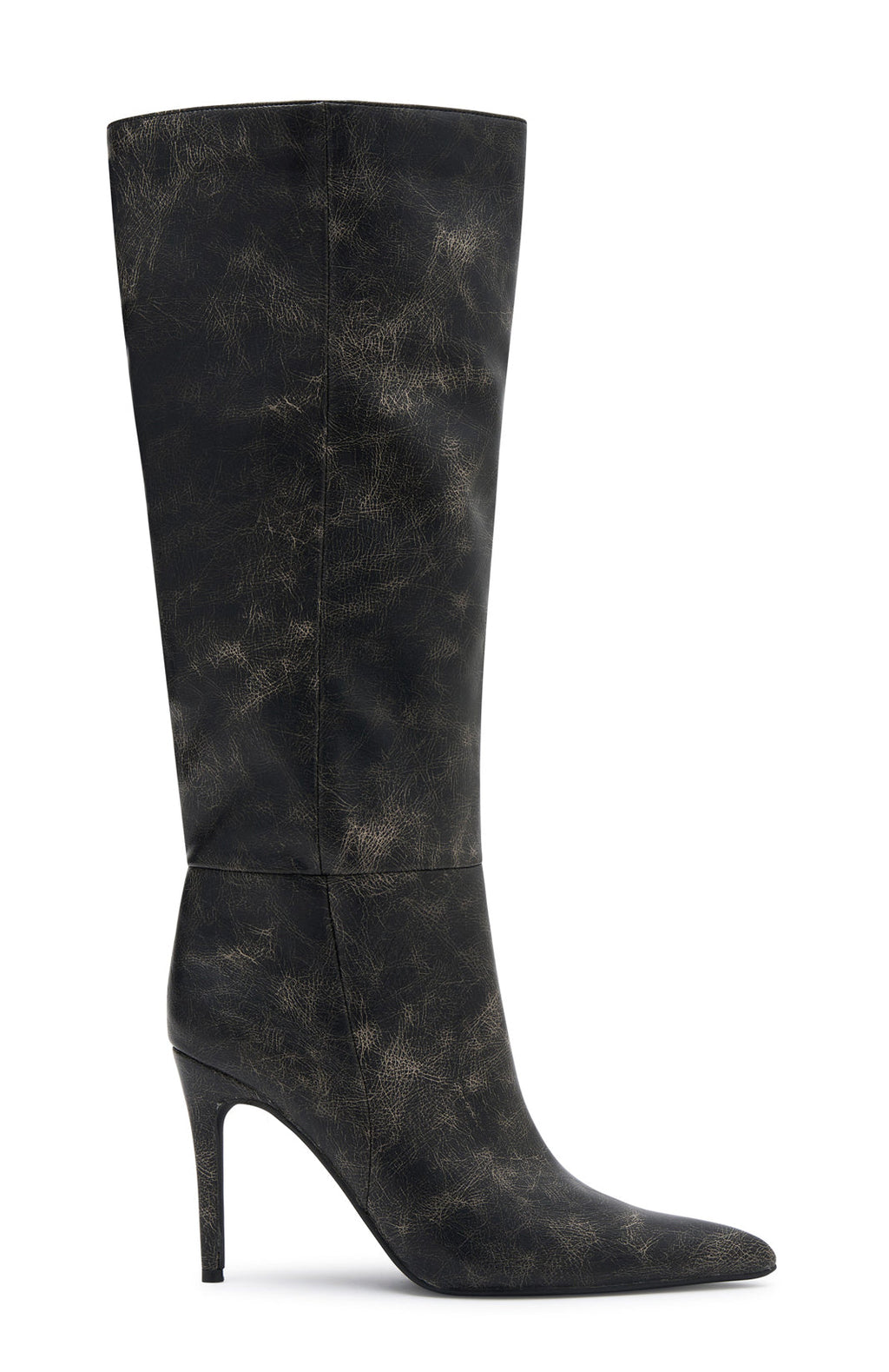 White Fox Run Away With Me Knee High Boots Vintage Black