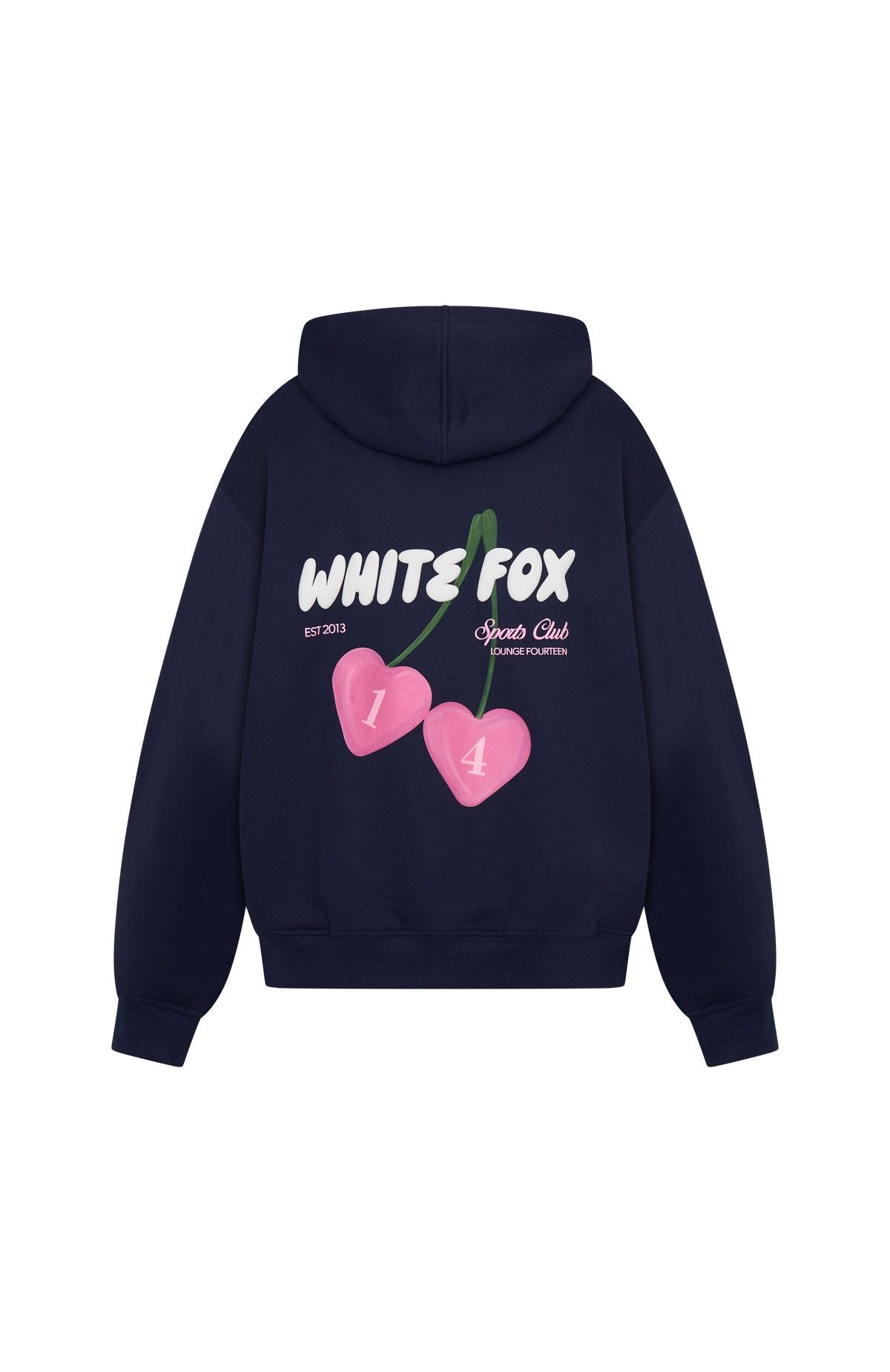 White Fox Club 14 Trinity Oversized Hoodie Navy
