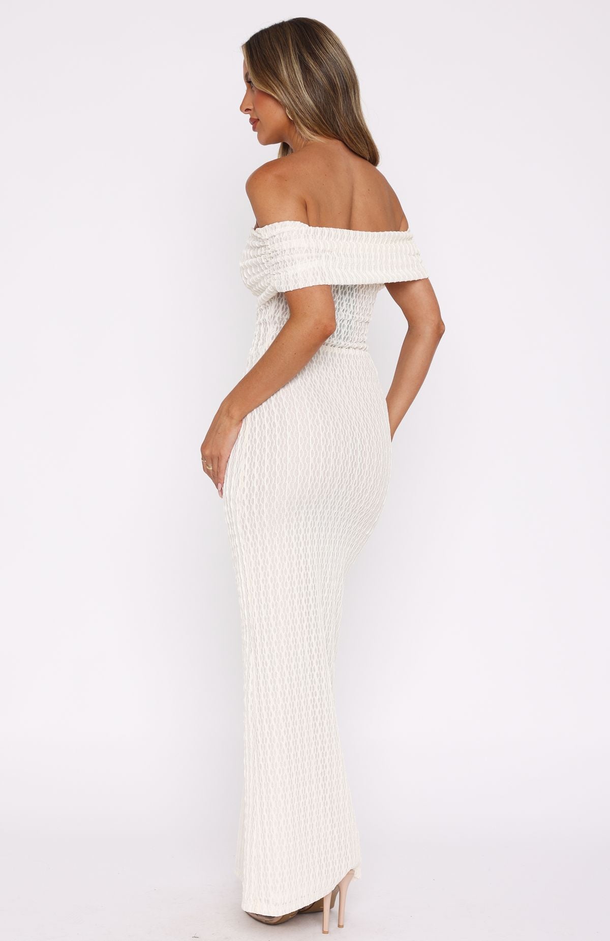 White Fox Unwritten Chapters Maxi Dress Off White