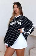 White Fox Come My Way Long Sleeve Jersey Black