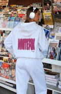 White Fox 11th Street New York Or Nowhere Oversized Hoodie Berry Blast