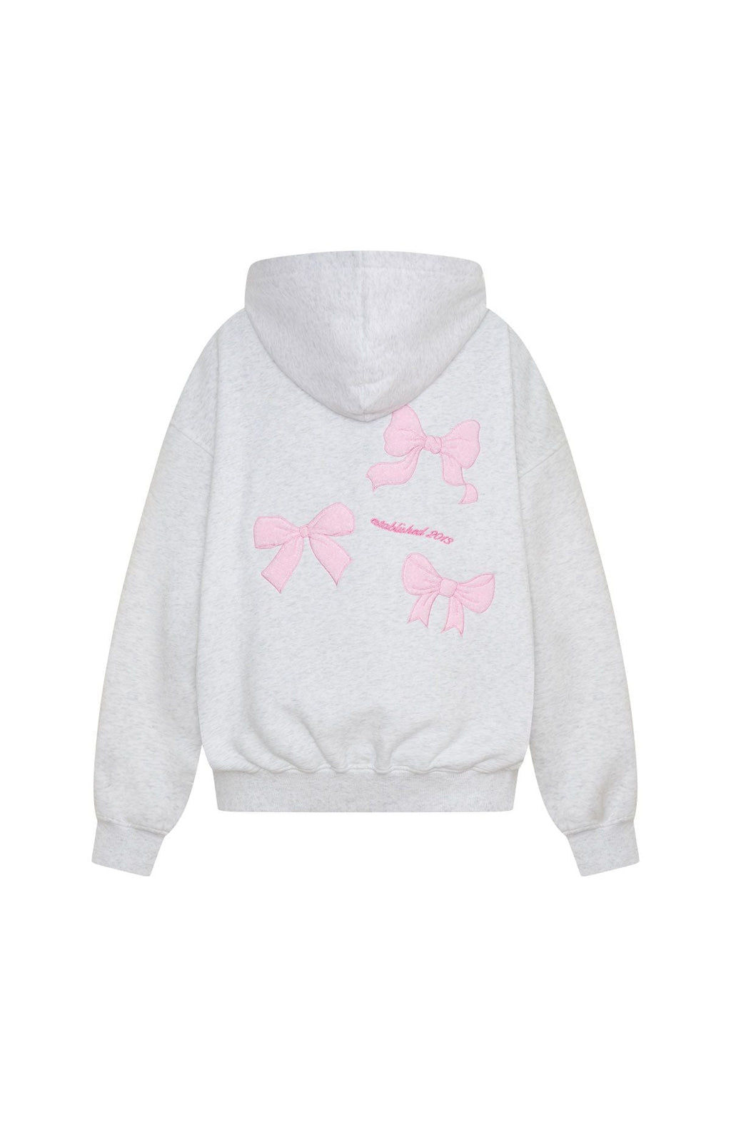White Fox Daydreamers Madeline Oversized Hoodie Grey Marle