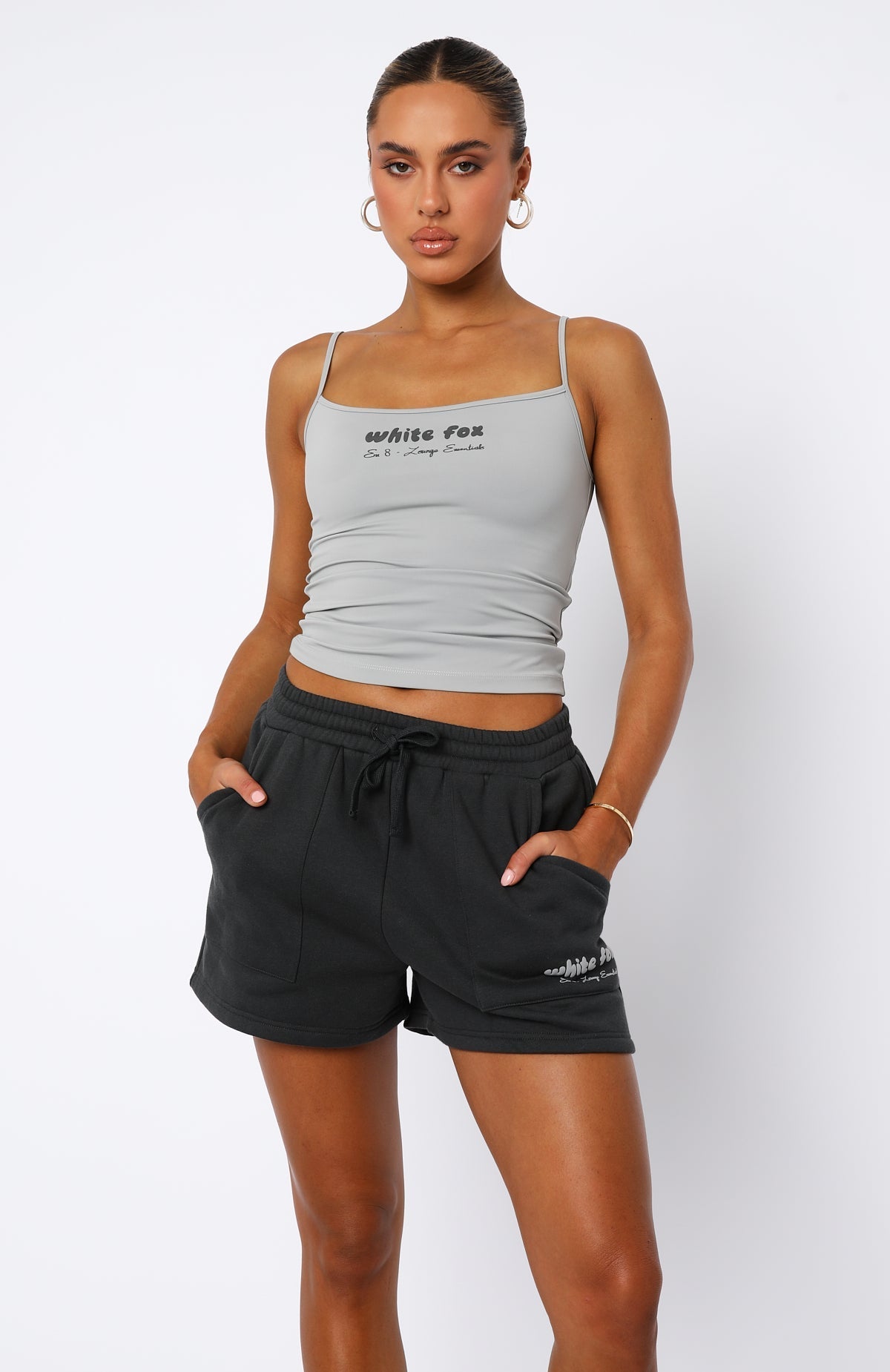 White Fox Era 8 Singlet Mist