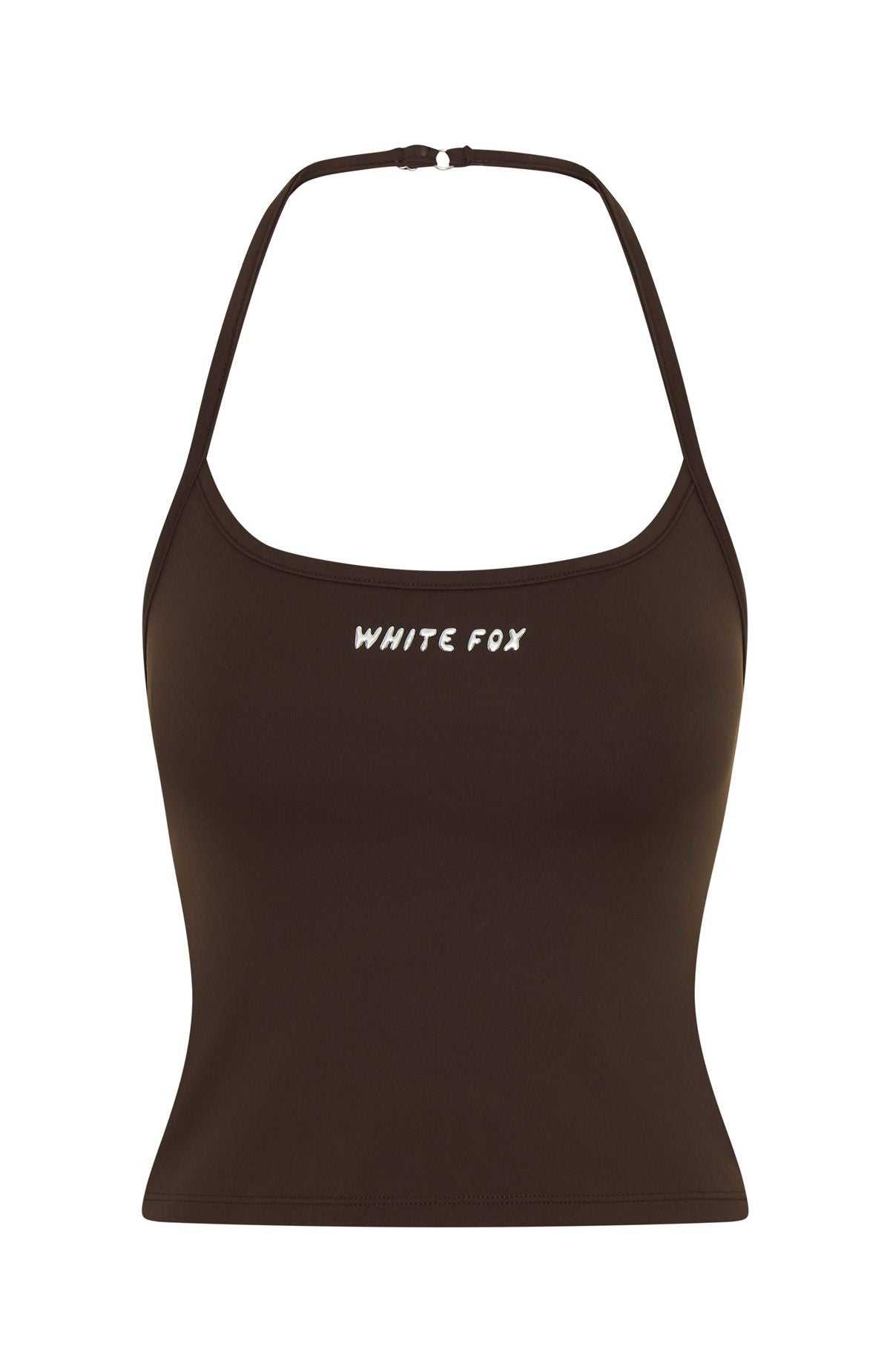 White Fox Test Drive Halter Top Chocolate