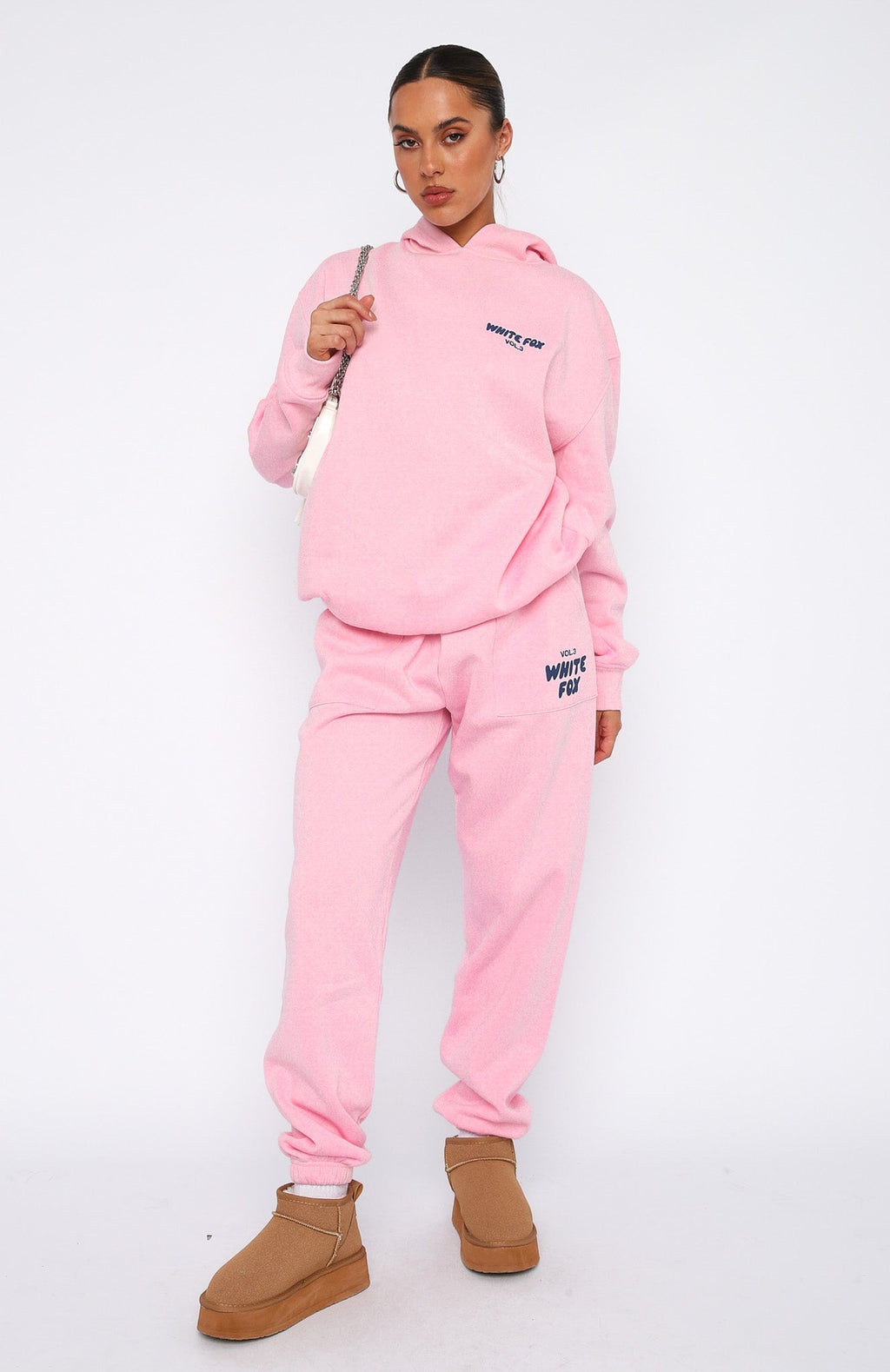 White Fox Offstage Hoodie Posy Pink