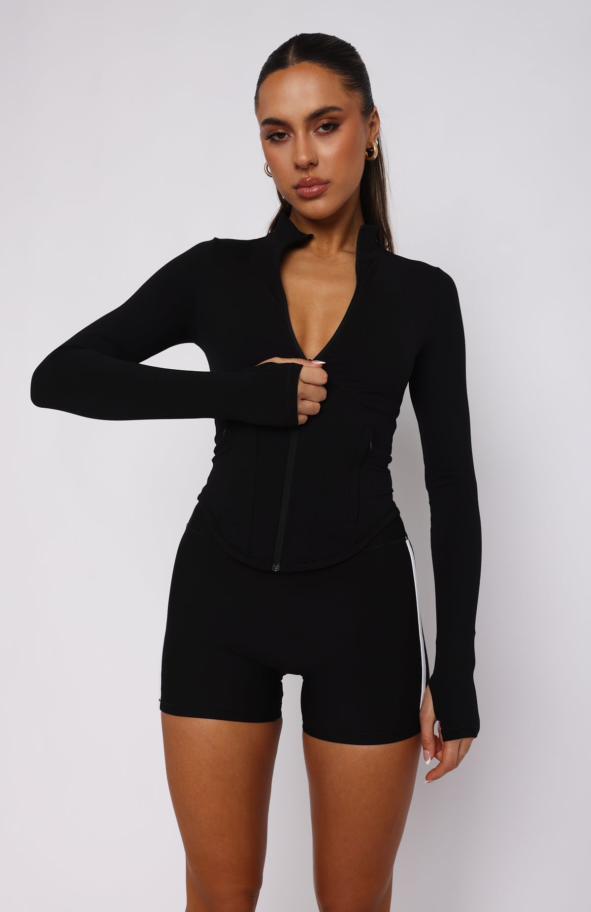 White Fox Kickoff Jacket Black