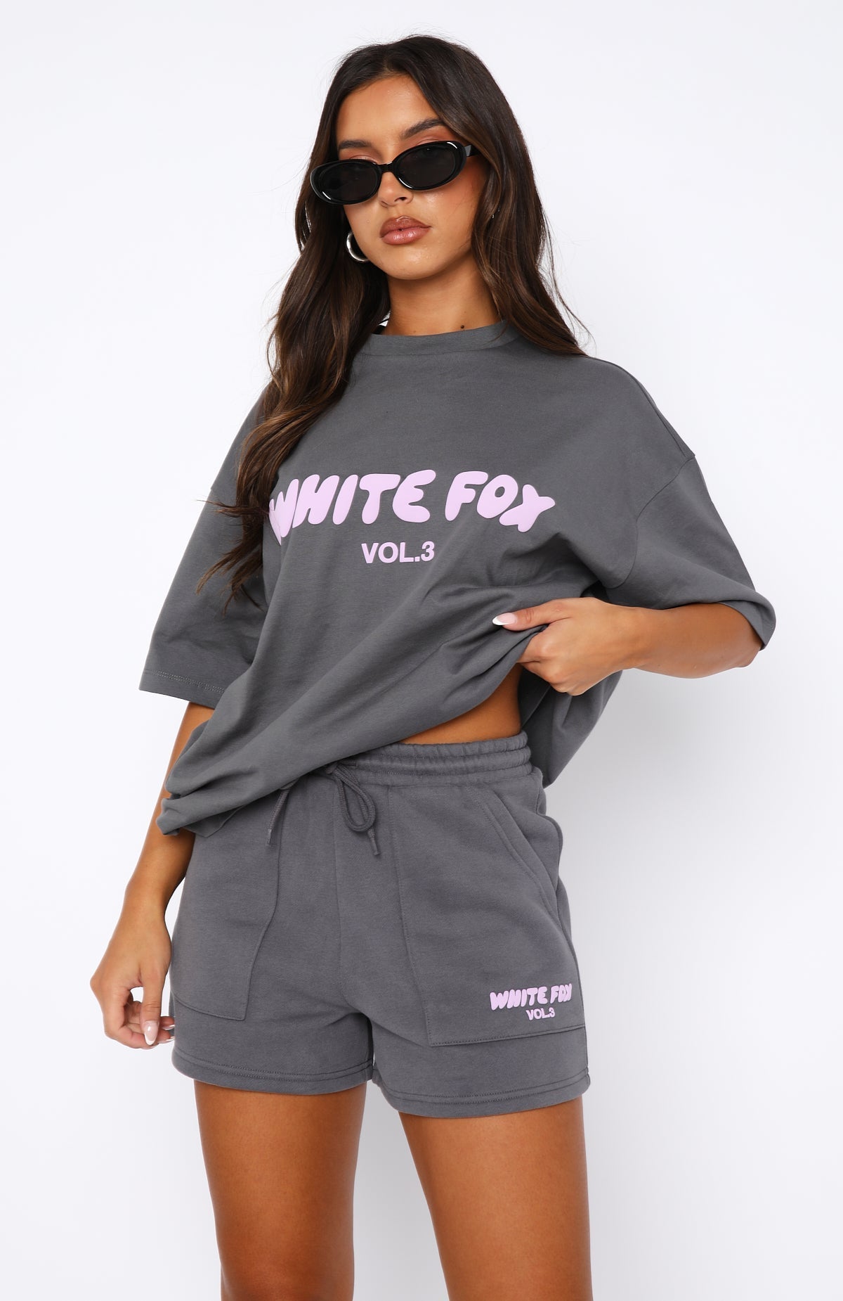 White Fox Offstage Lounge Shorts Volcanic
