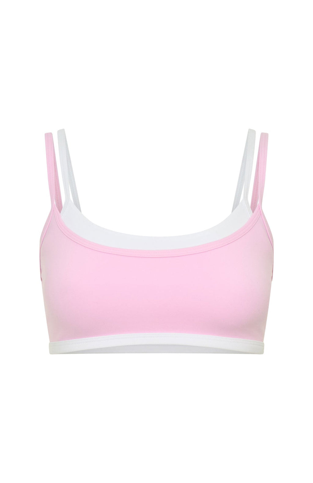 White Fox All The Glory Sports Bra Marshmallow/White