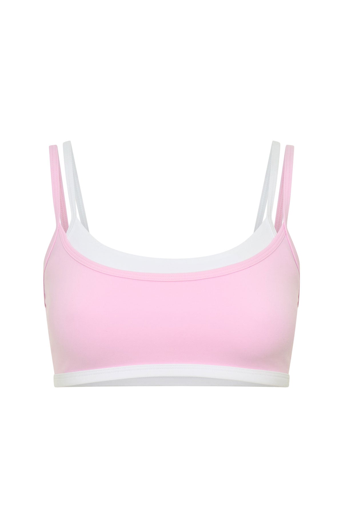 White Fox All The Glory Sports Bra Marshmallow/White