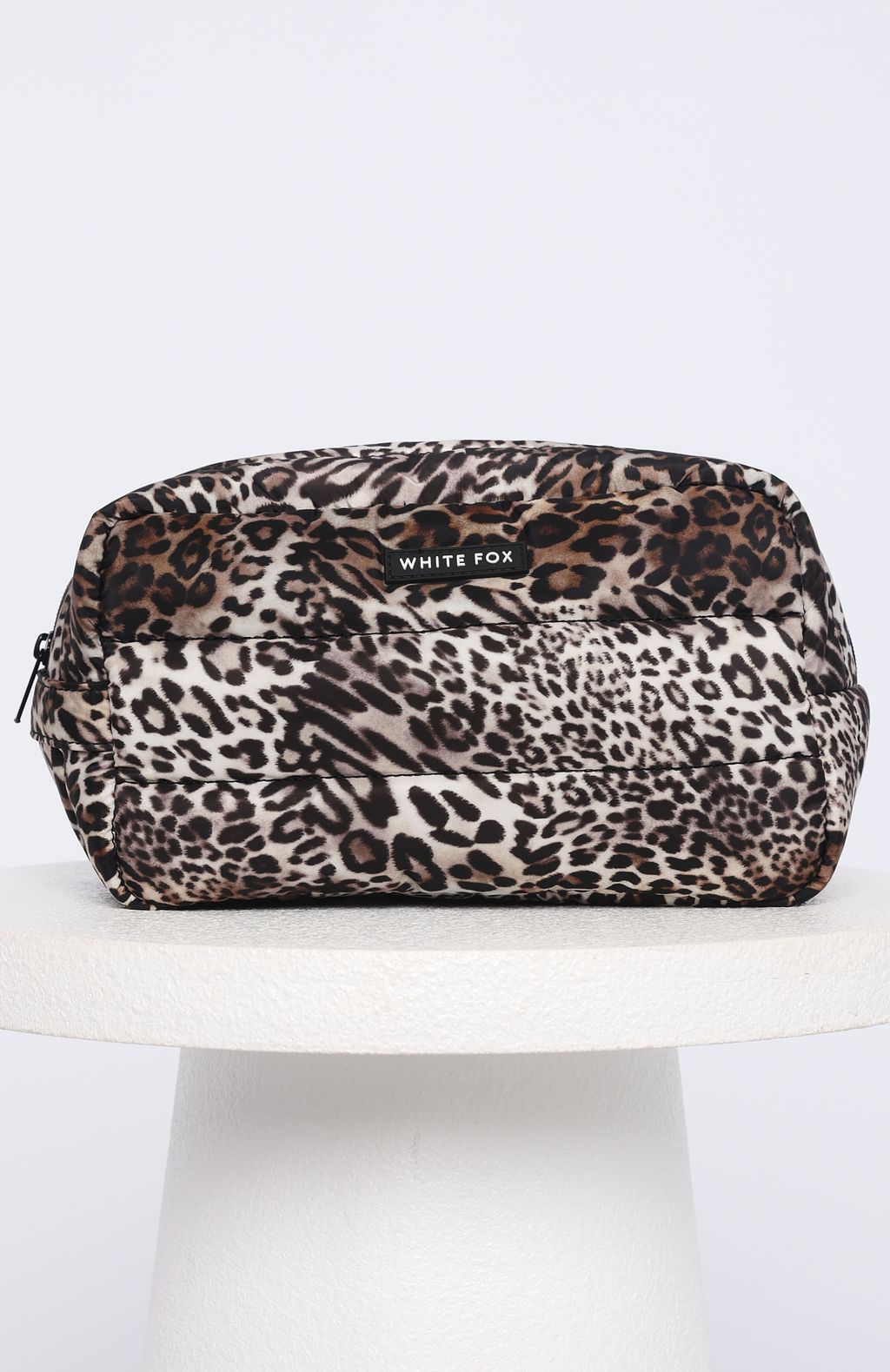 White Fox Take A Leap Cosmetic Bag Leopard