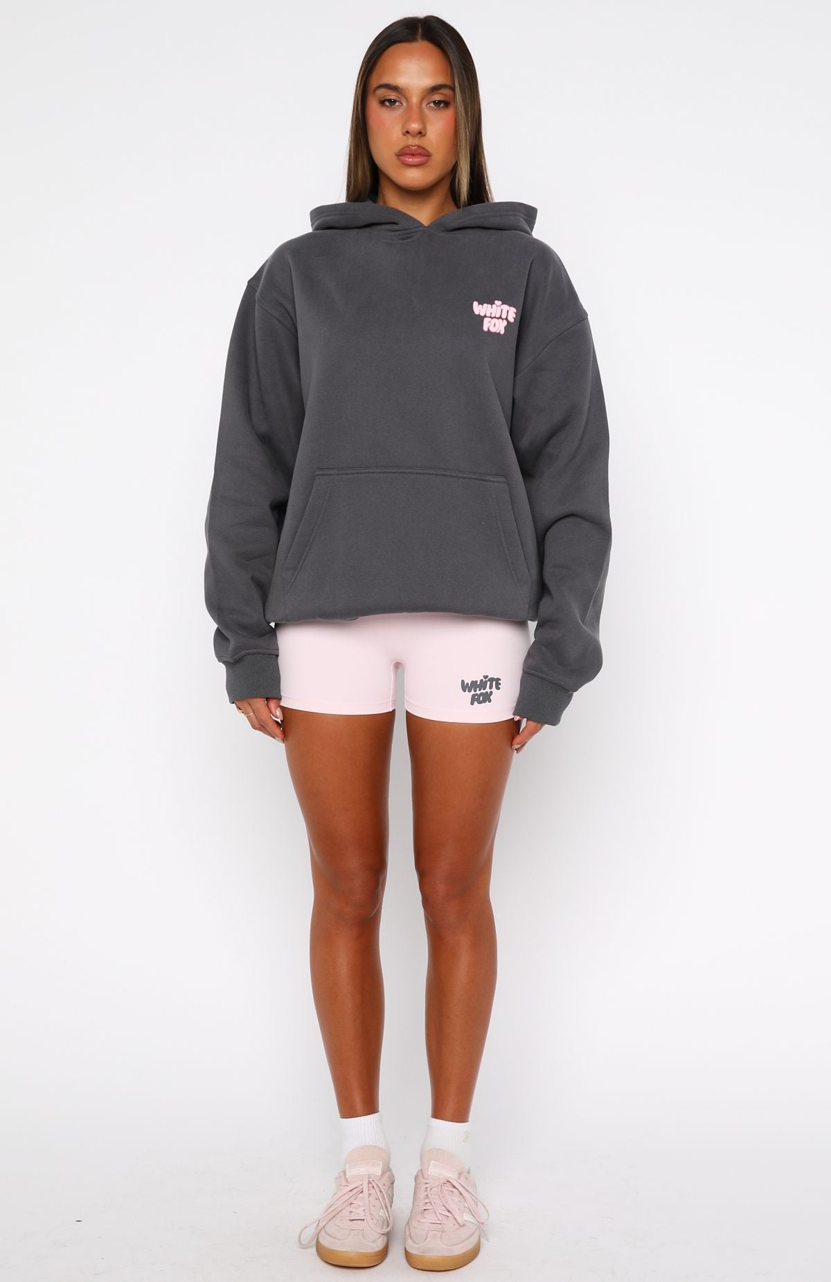 White Fox Daydreamers Angelina Oversized Hoodie Volcanic