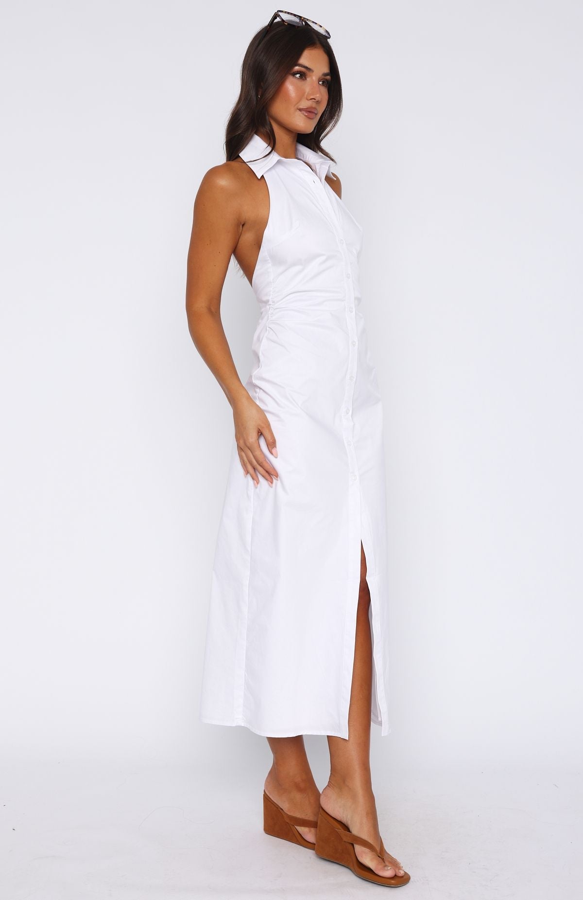 White Fox Starlight Sis Maxi Dress White