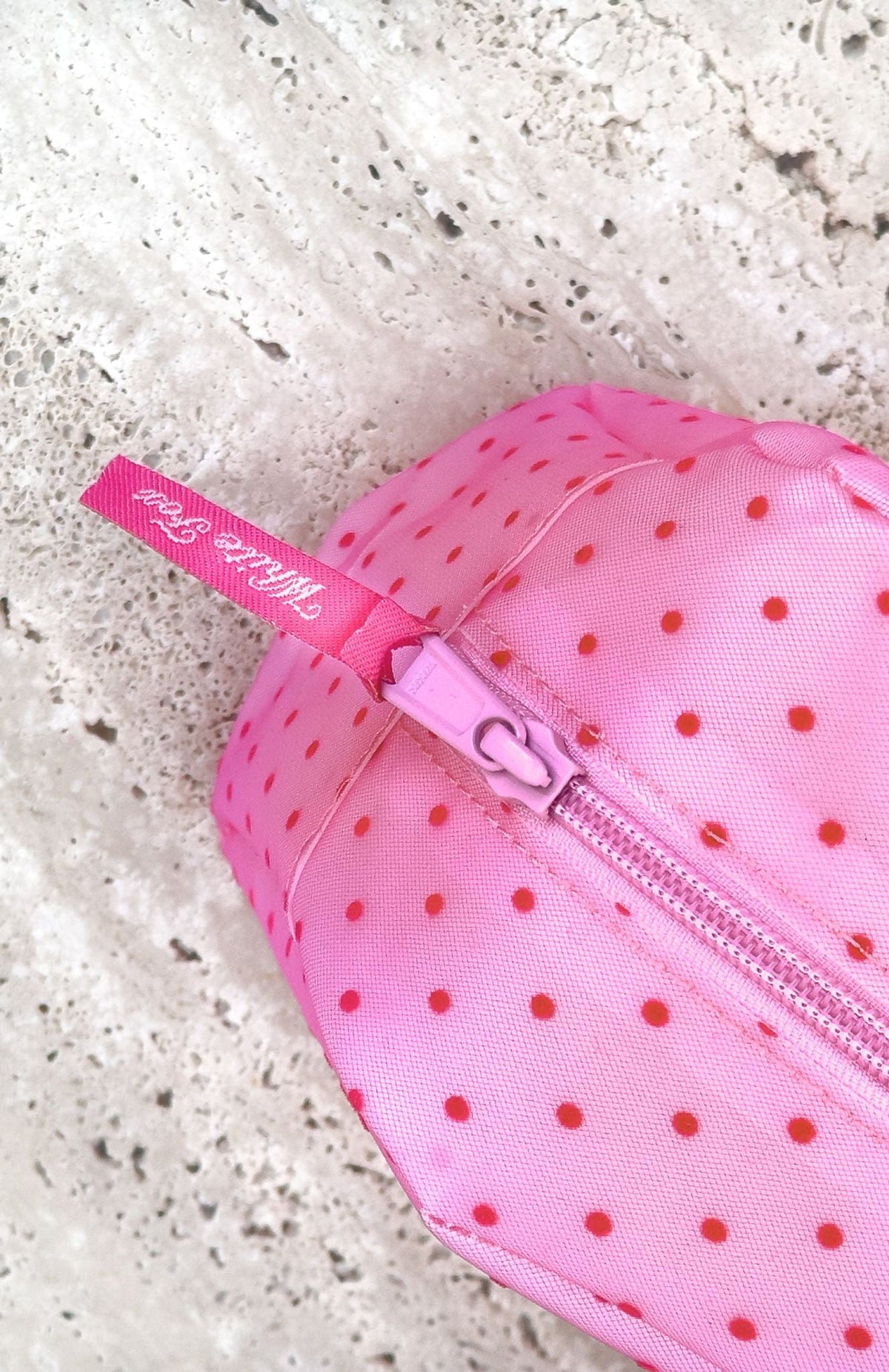 White Fox Nora Case Pink Polka Dots