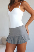 White Fox Just Doing Me Mini Skort Pepper