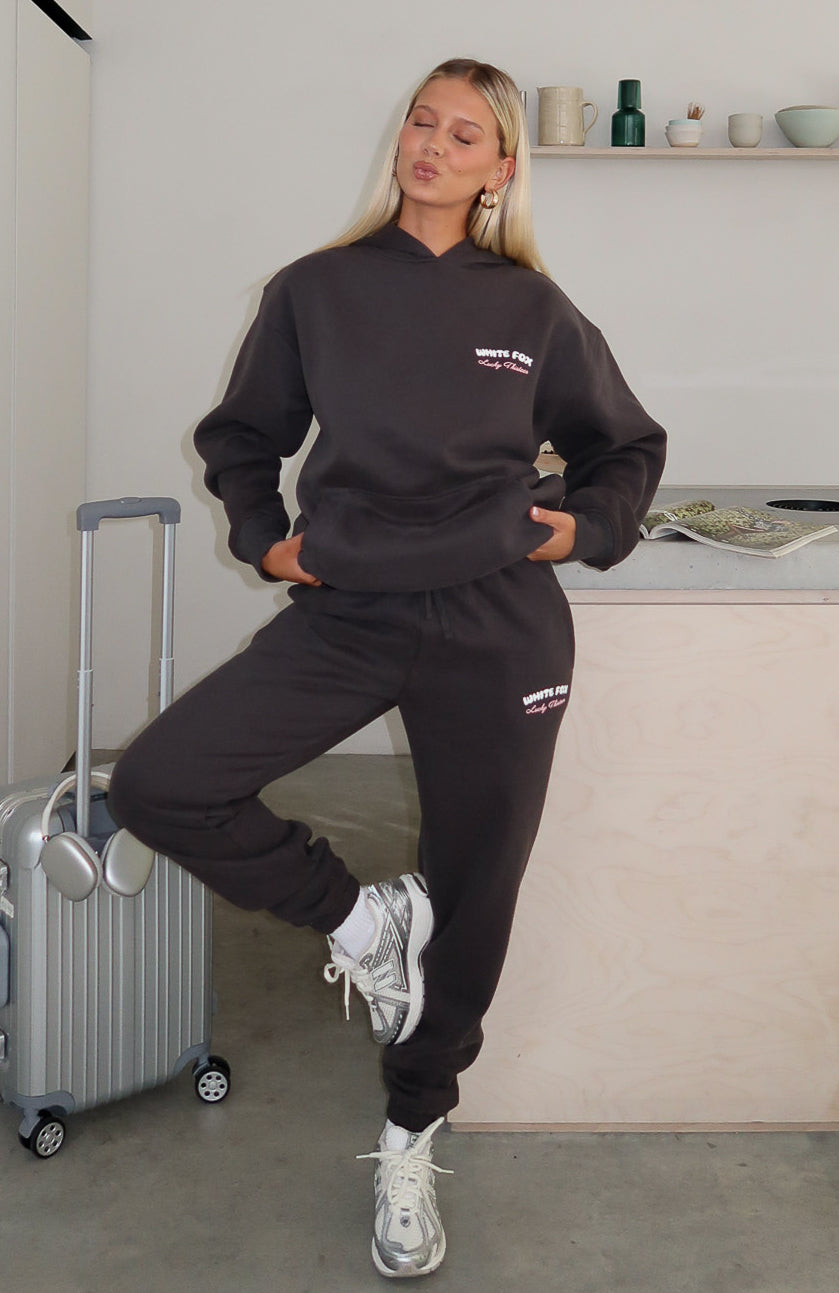 White Fox Lucky Thirteen Cheyenne Sweatpants Charcoal