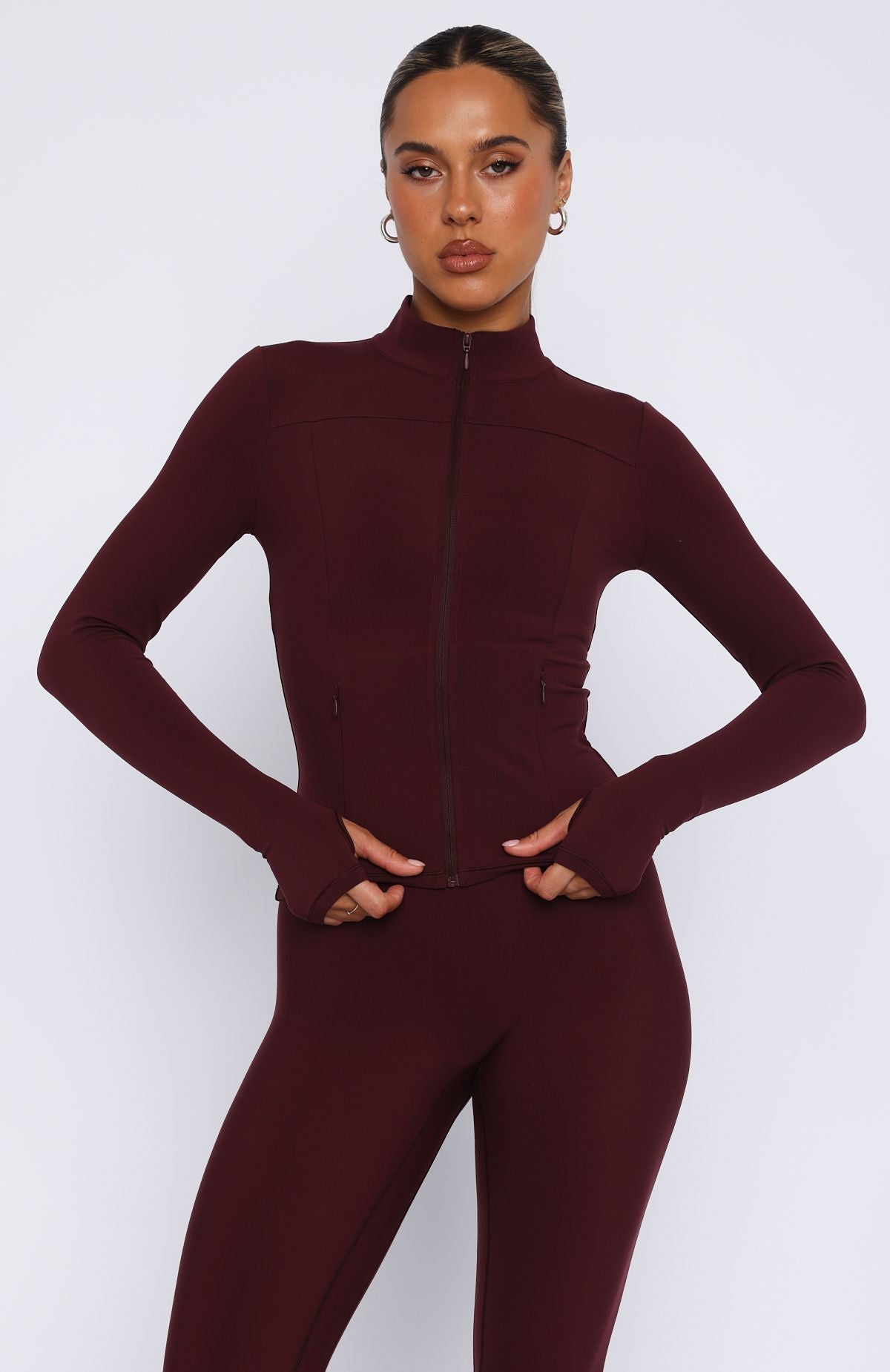 White Fox Race To You Jacket Merlot