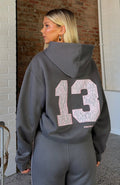 White Fox Gave You Everything Oversized Hoodie Volcanic