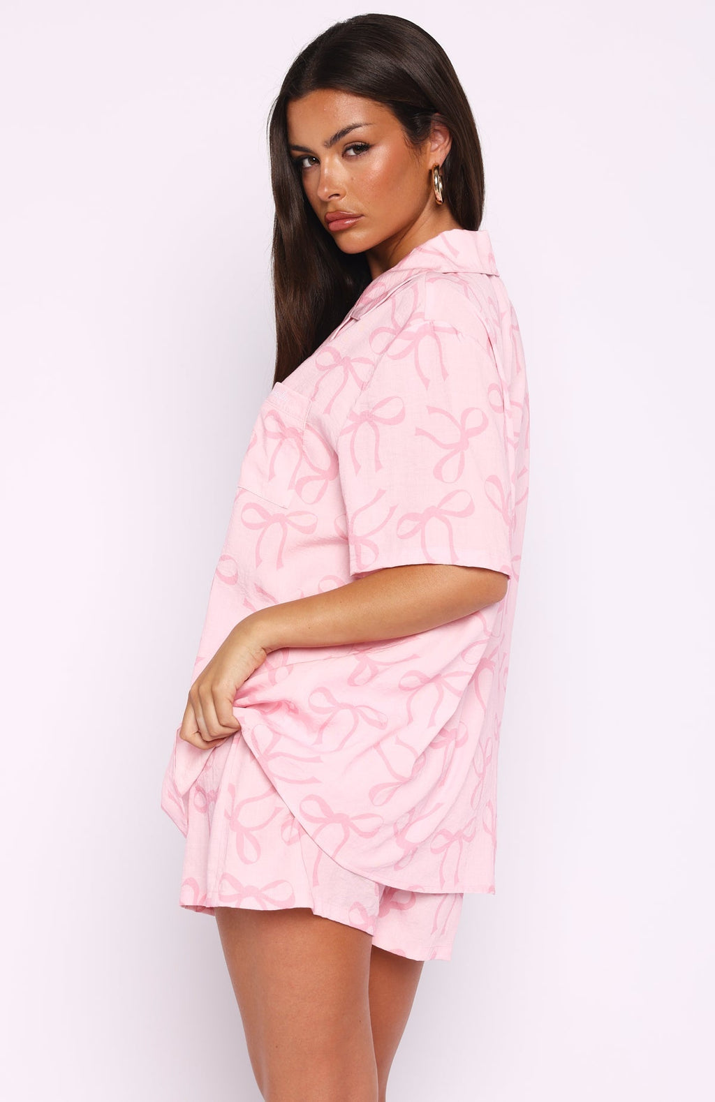 White Fox Offline Pyjama Set Posy Bow