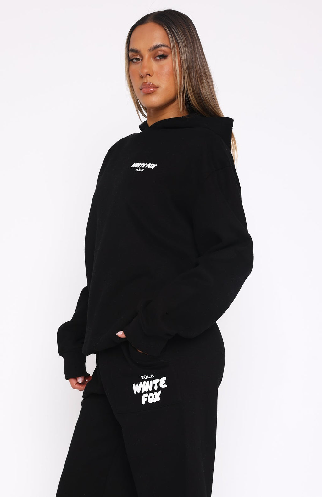 White Fox Offstage Hoodie Monochrome