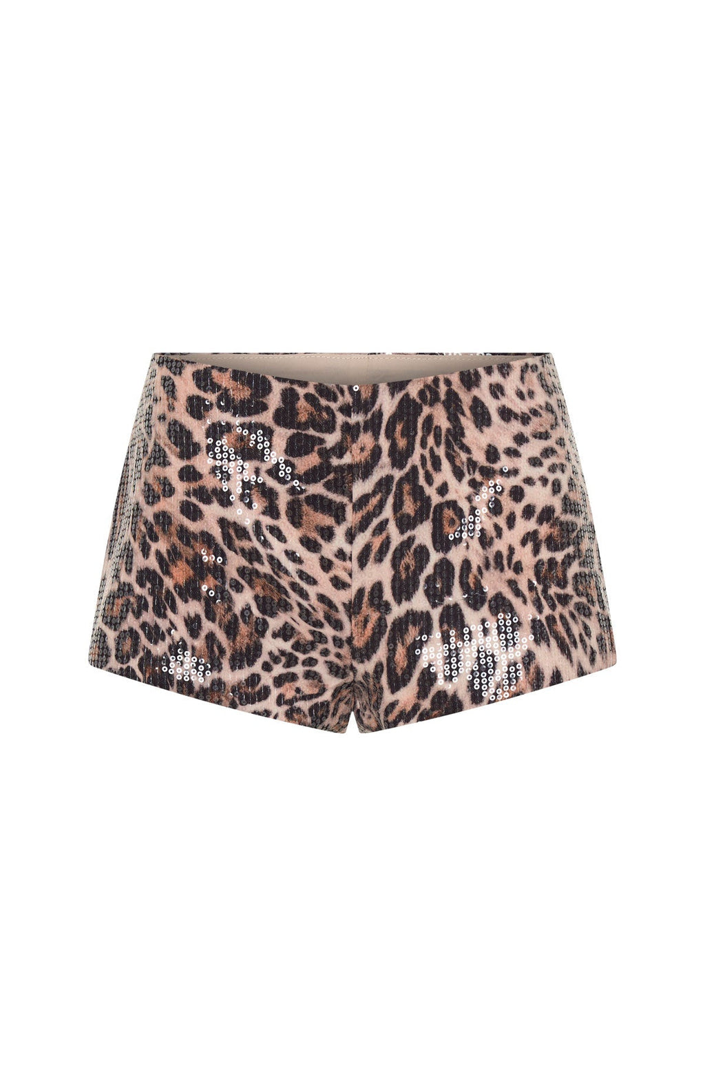 White Fox Think Of You Forever Sequin Mini Shorts Kalahari Desert