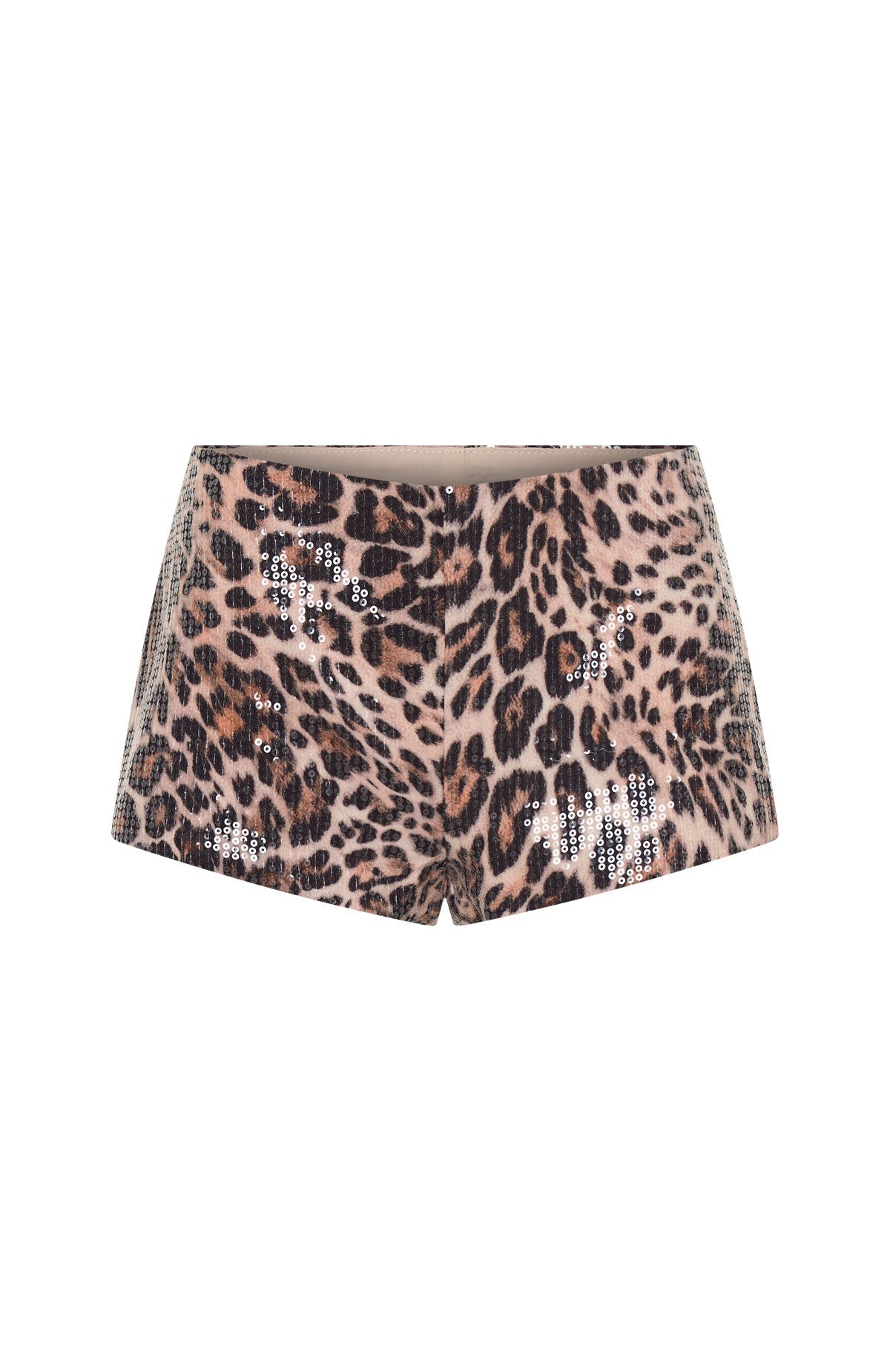 White Fox Think Of You Forever Sequin Mini Shorts Kalahari Desert