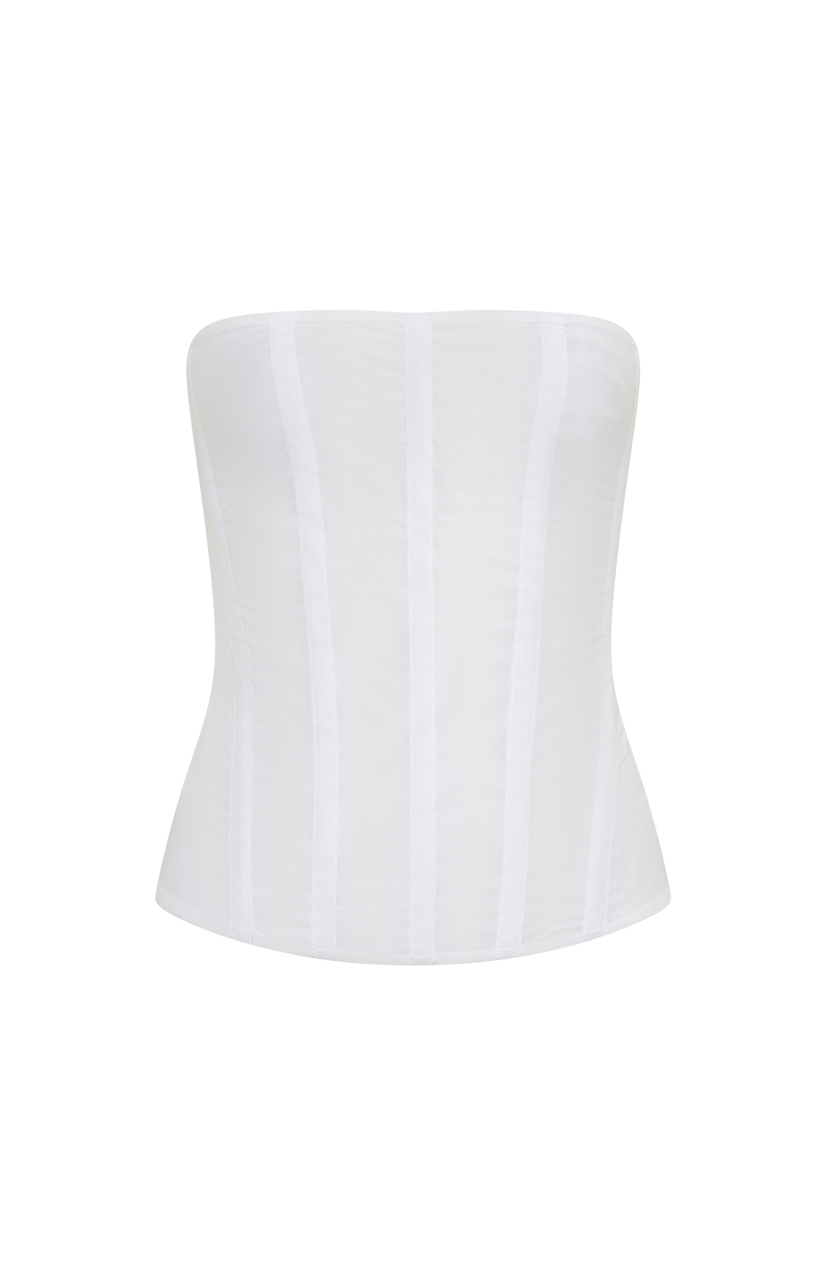 White Fox Tell Me A Secret Strapless Bustier White