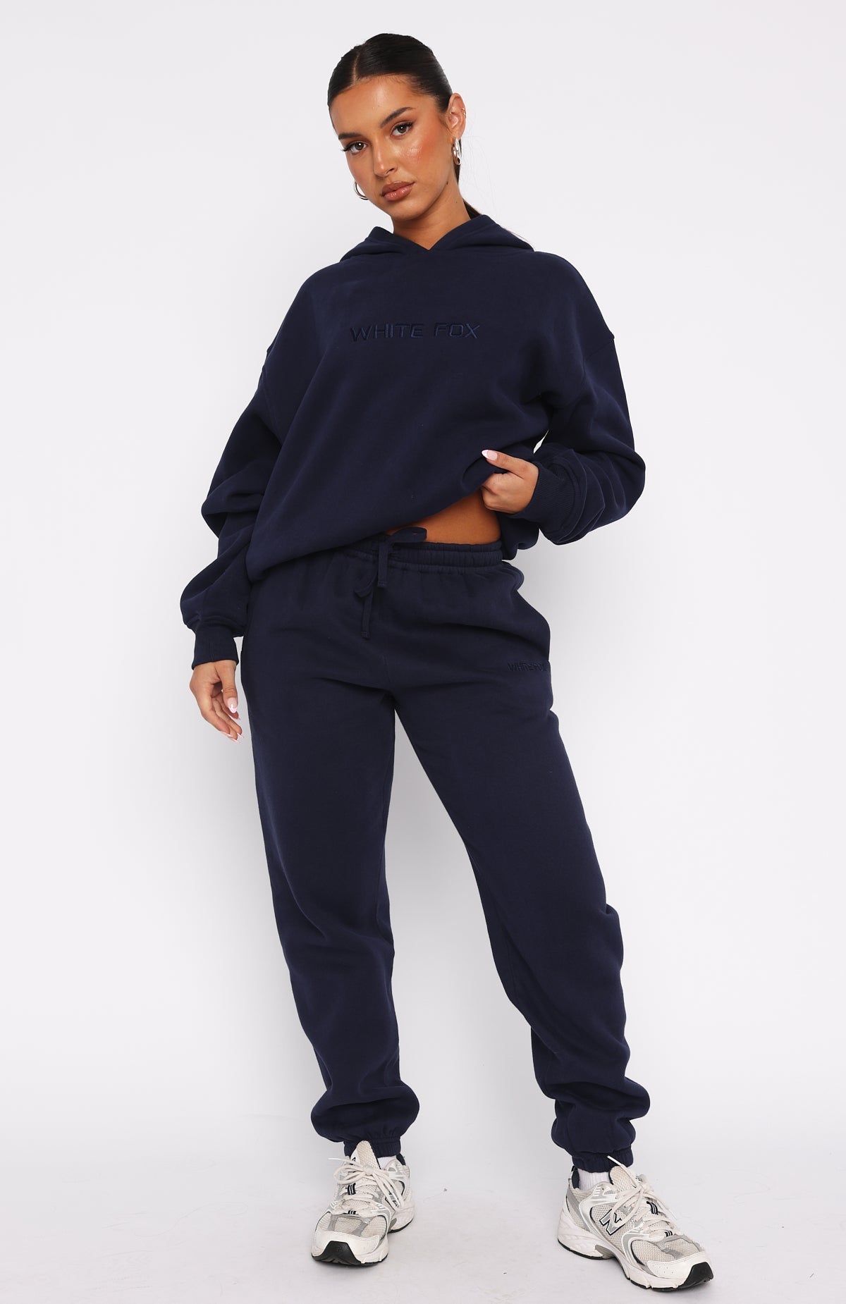 White Fox Stay Lifted Sweatpants Navy