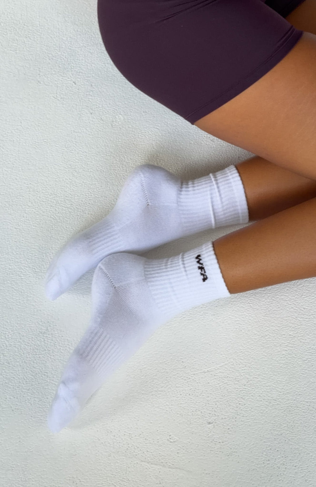 White Fox Wfa 2 Pack Socks Icy Blue/Midnight Plum