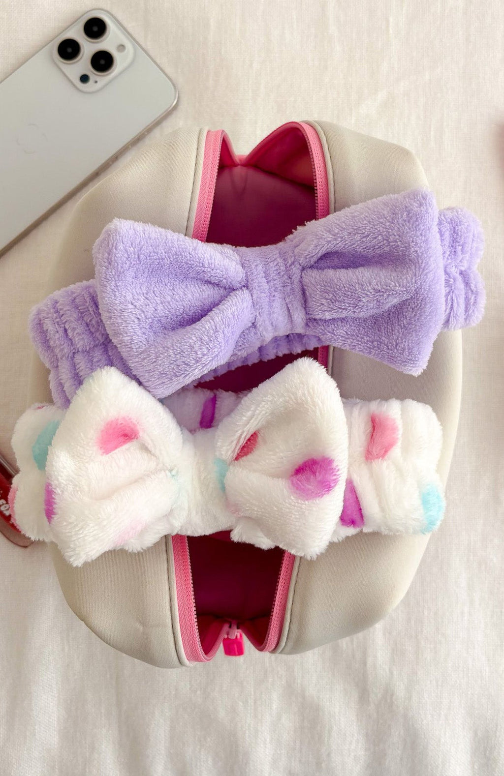 White Fox Kesia Beauty Headband 2 Pack Purple/White