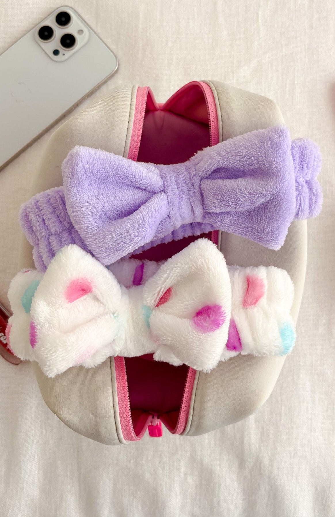 White Fox Kesia Beauty Headband 2 Pack Purple/White