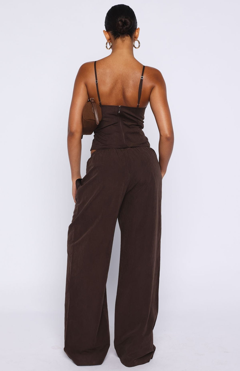 White Fox Take A Stance Pants Chocolate