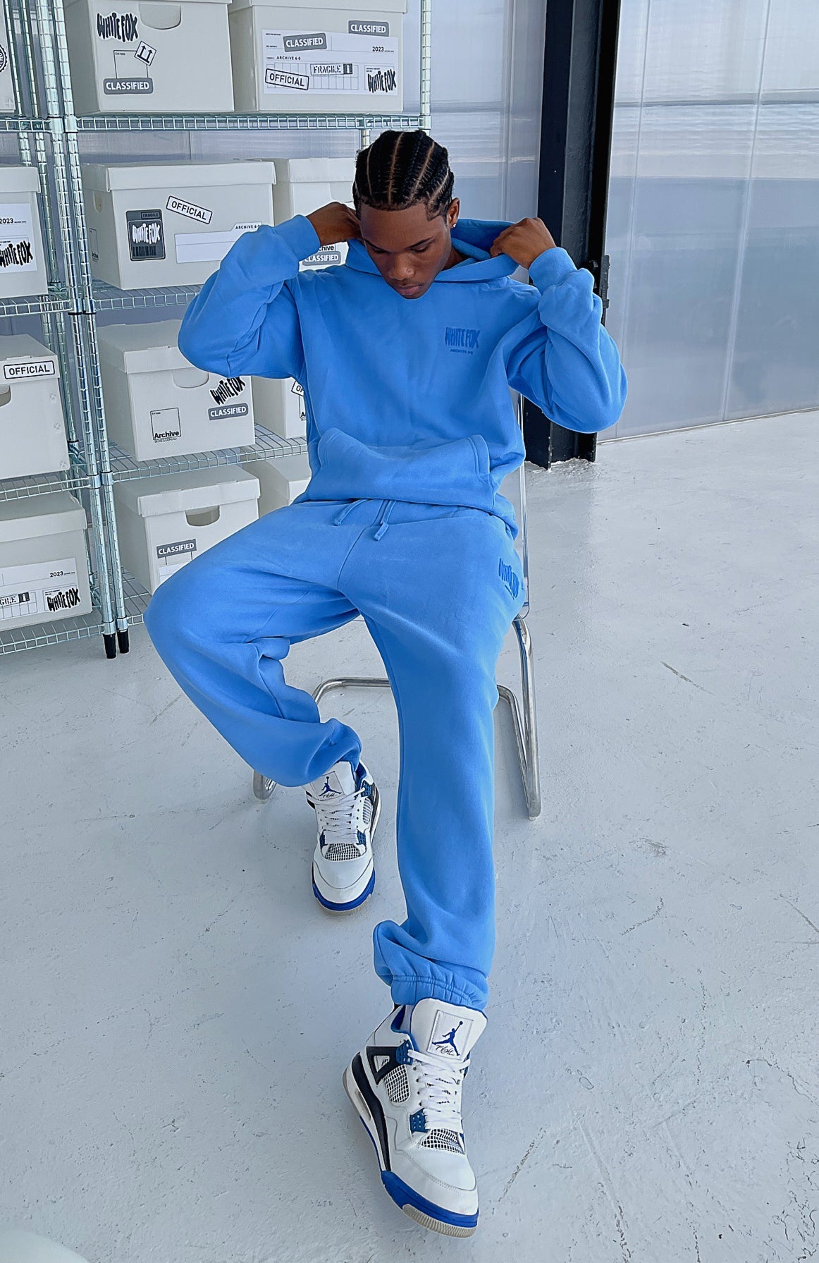White Fox Archive 6.0 Sweatpants Blueberry