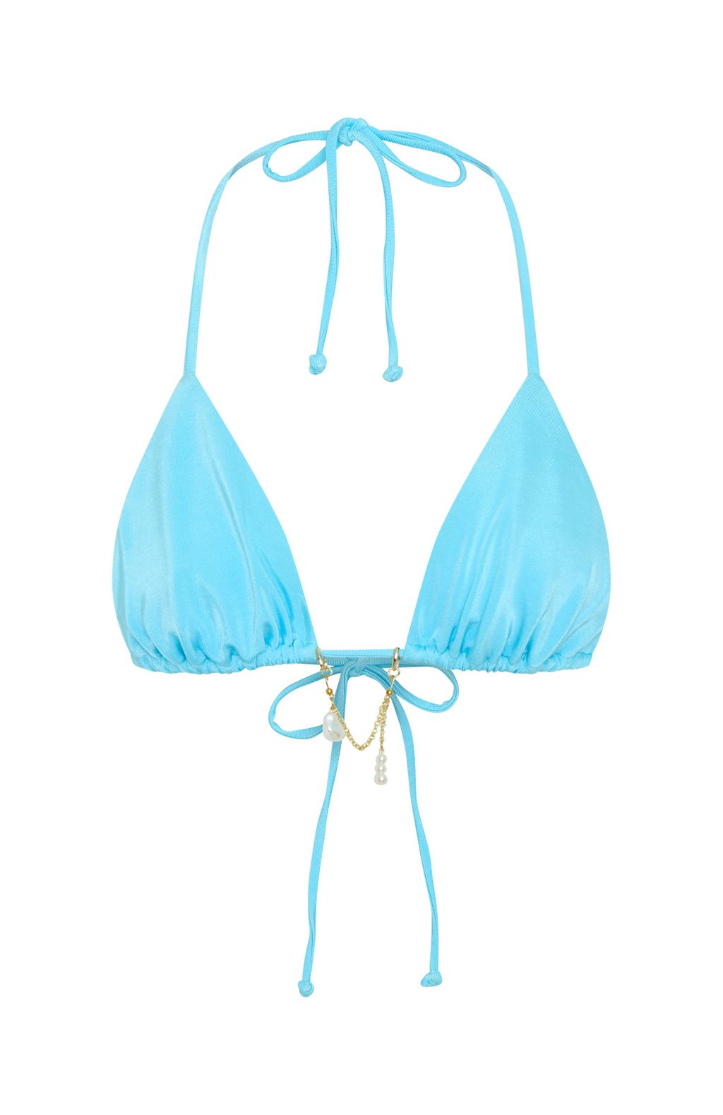 White Fox Lagoon Coast Bikini Top Caribbean Pearl