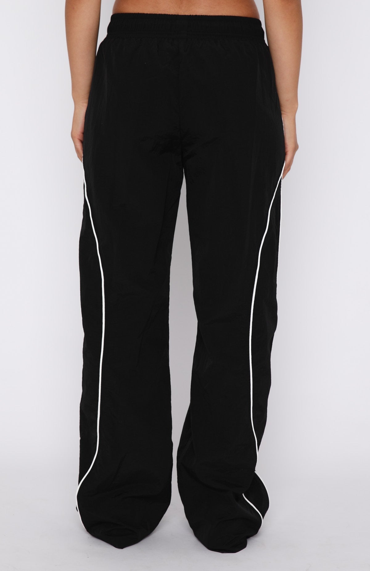 White Fox Unphased Track Pants Black